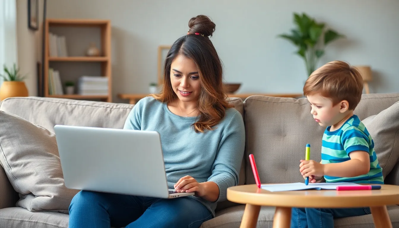 how to work as a single mom without help